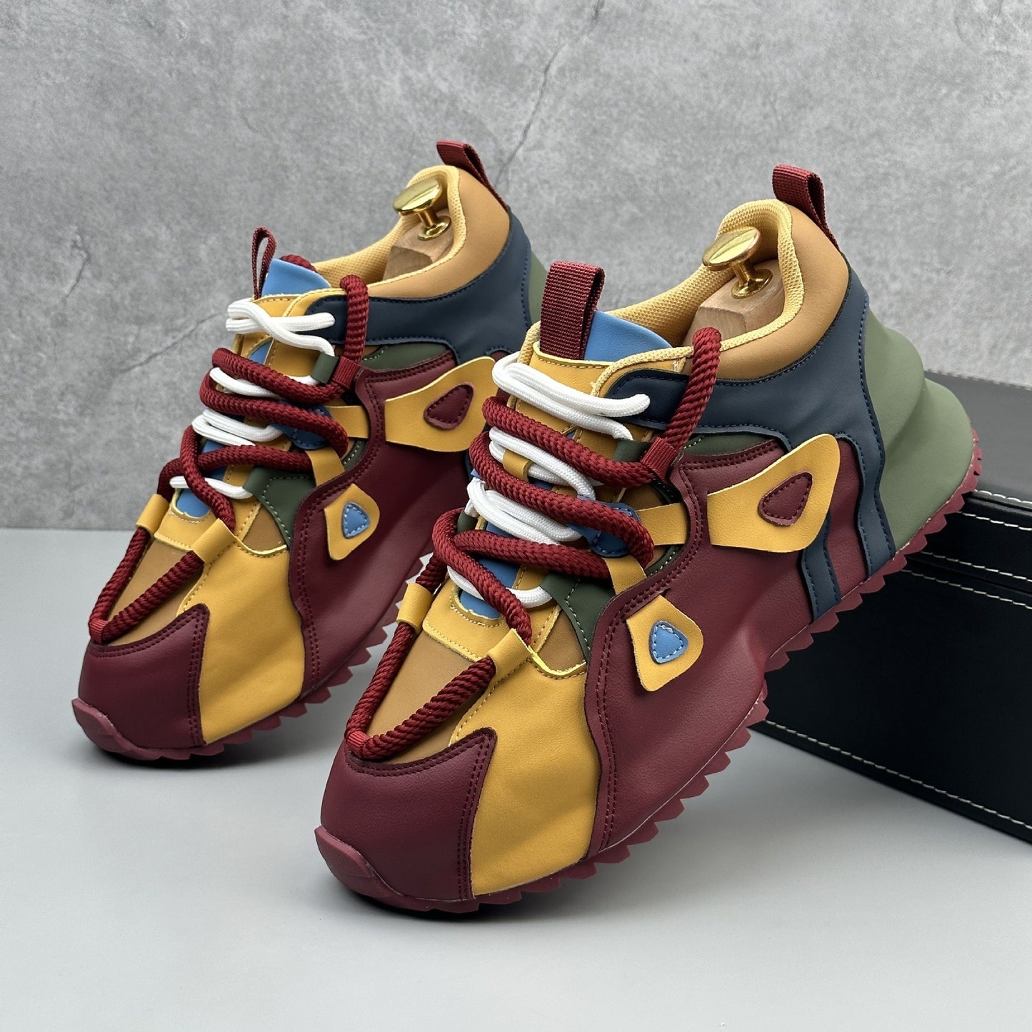 Trendy Thick Soled Dad Shoes - Harajuku Style