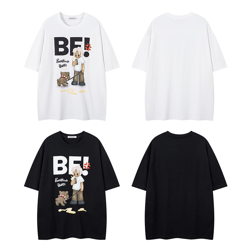 Harajuku Style Cartoon Print Unisex T-Shirt