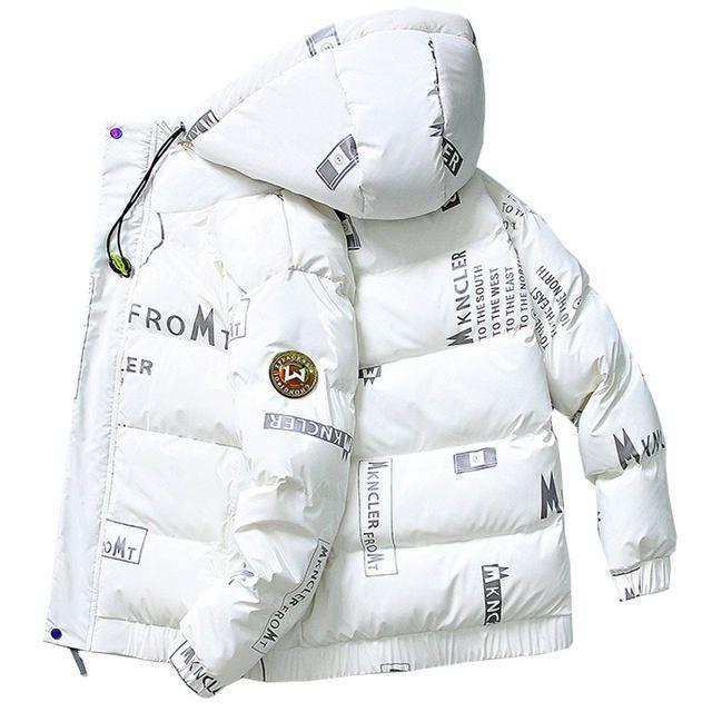 Men's Playful Down Jacket - Harajuku Style