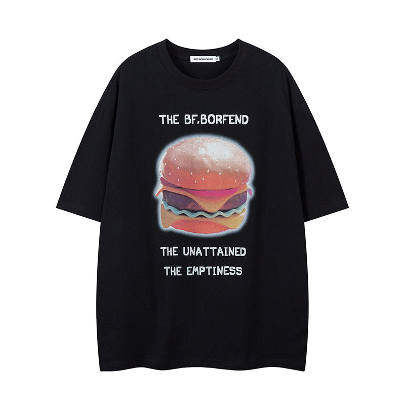 Playful Harajuku-Style Printed Unisex T-Shirt