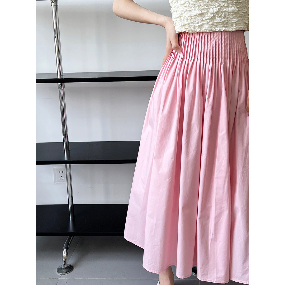 Playful Pleated A-Line Skirt for Women