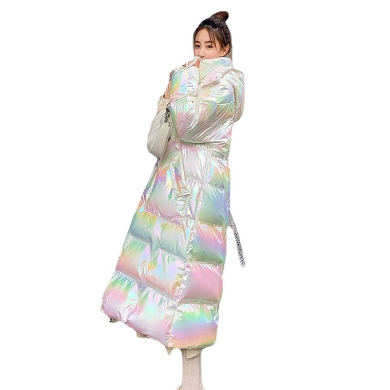 Harajuku Style Waterproof Long Parka Cotton Padded Jacket