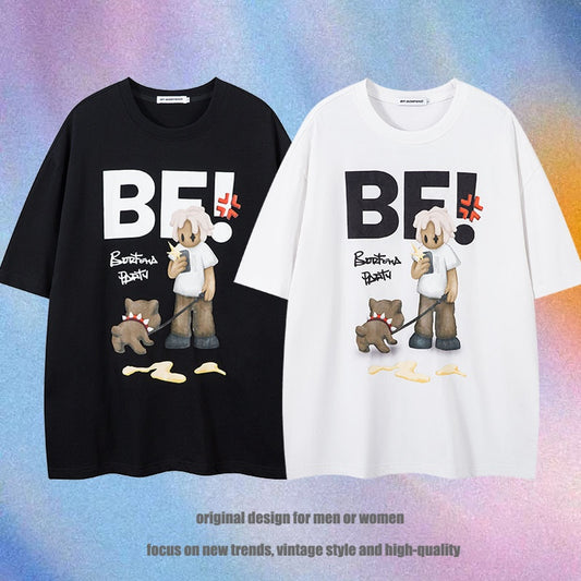 Harajuku Style Cartoon Print Unisex T-Shirt