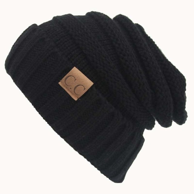 Harajuku Style Knitted Beanie - Unisex Warm Cap