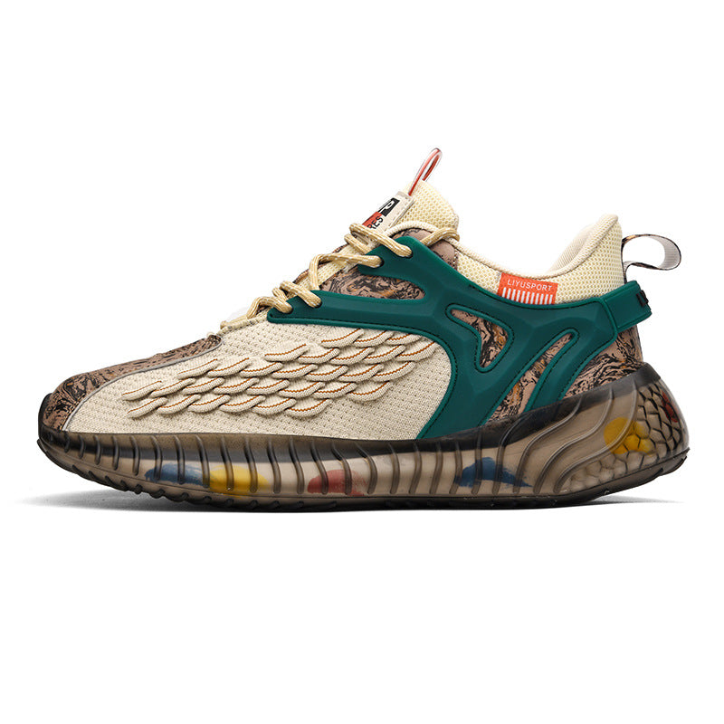 Men's Breathable Running Shoes - Harajuku Style
