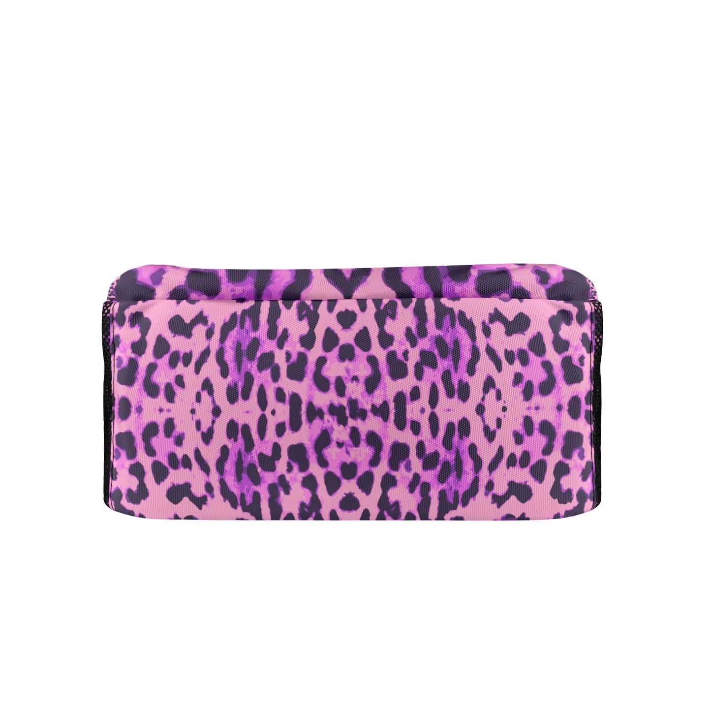 Purple Leopard All Over Print Leisure Sports Backpack