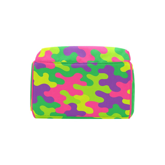 Harajuku Rainbow Camo Multi-Function Backpack