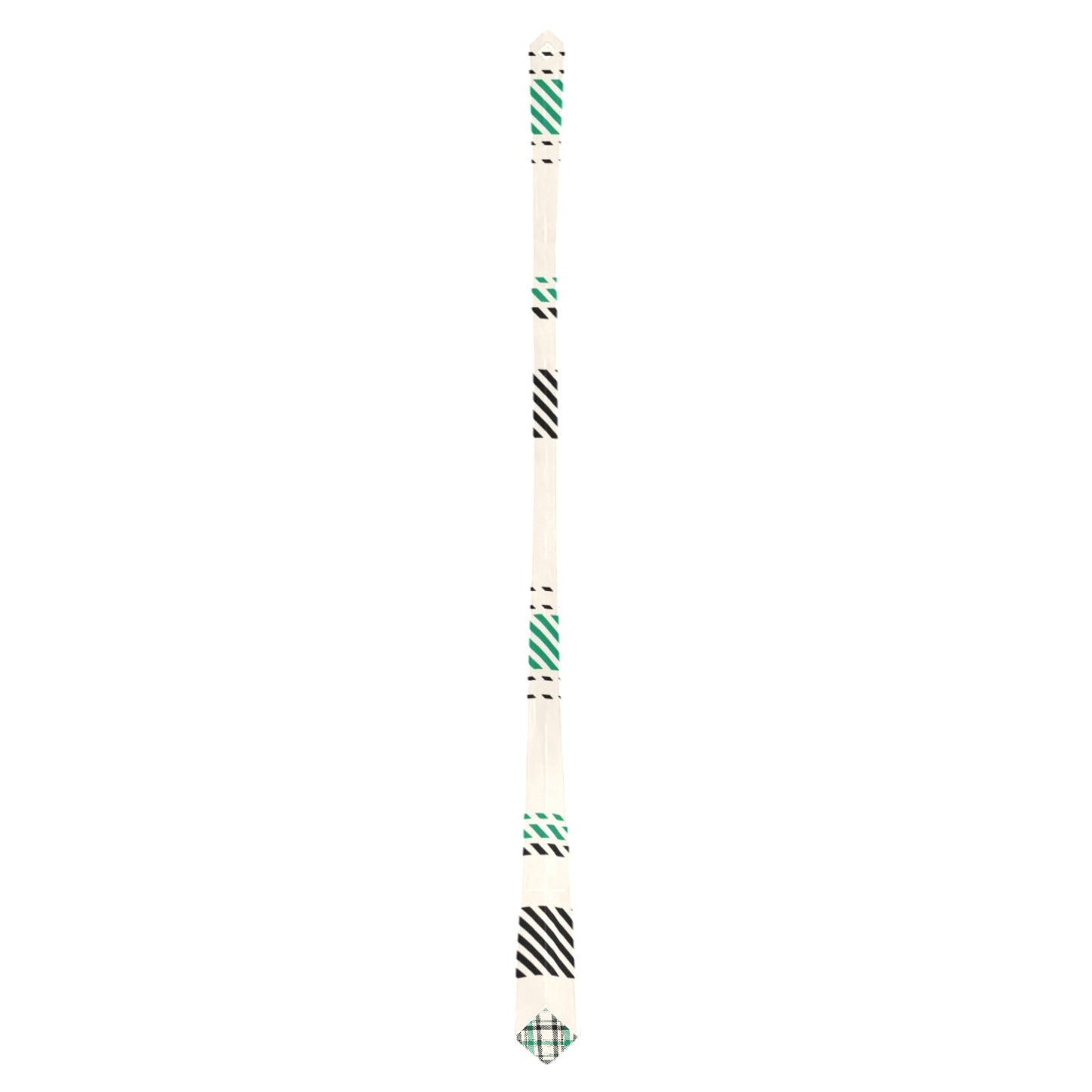 Green White Black Custom Peekaboo Necktie