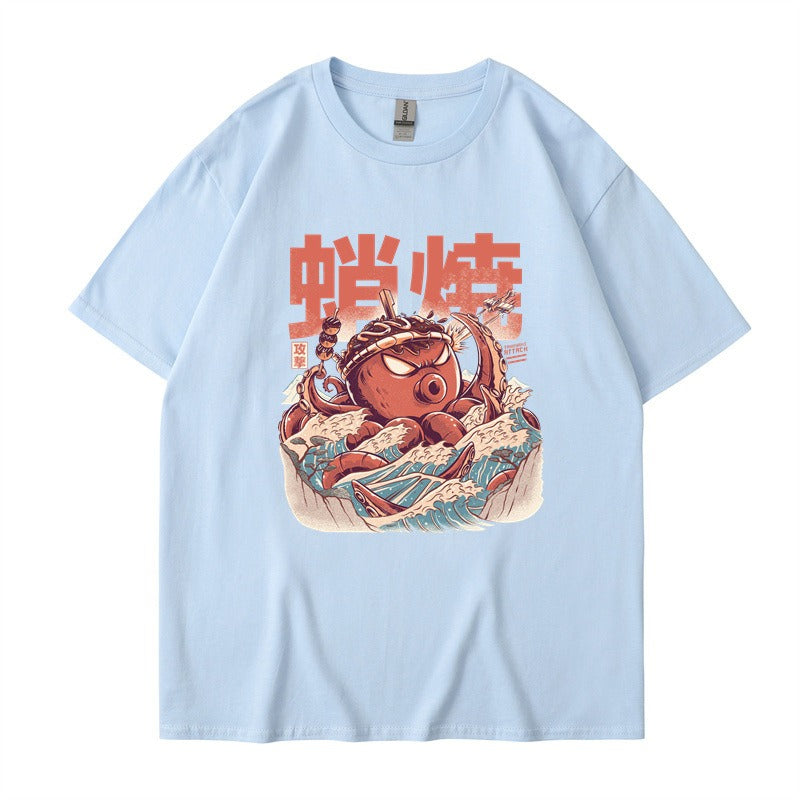 Harajuku Style Loose Cotton Short Sleeve T-Shirt