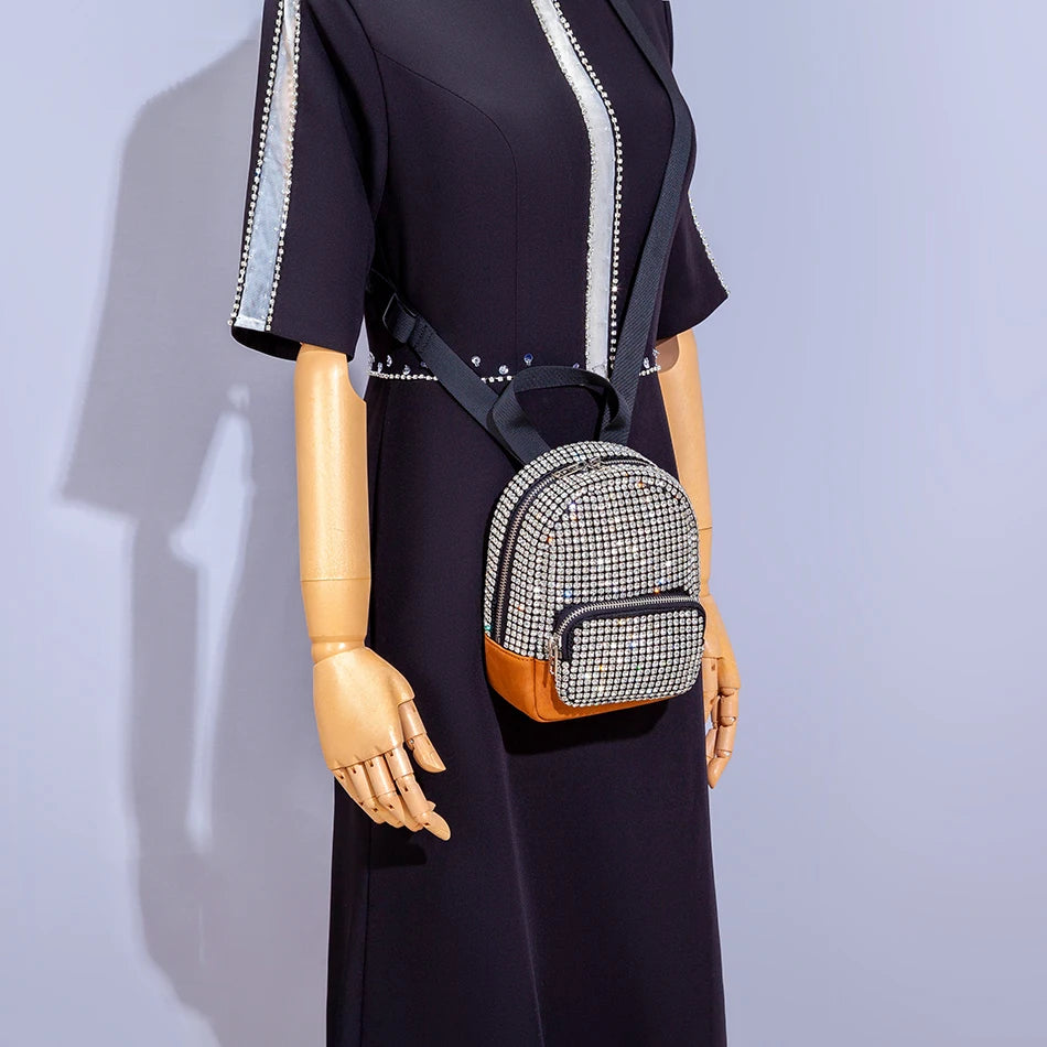 Kawaii Rhinestone Crossbody Bag - Harajuku Style