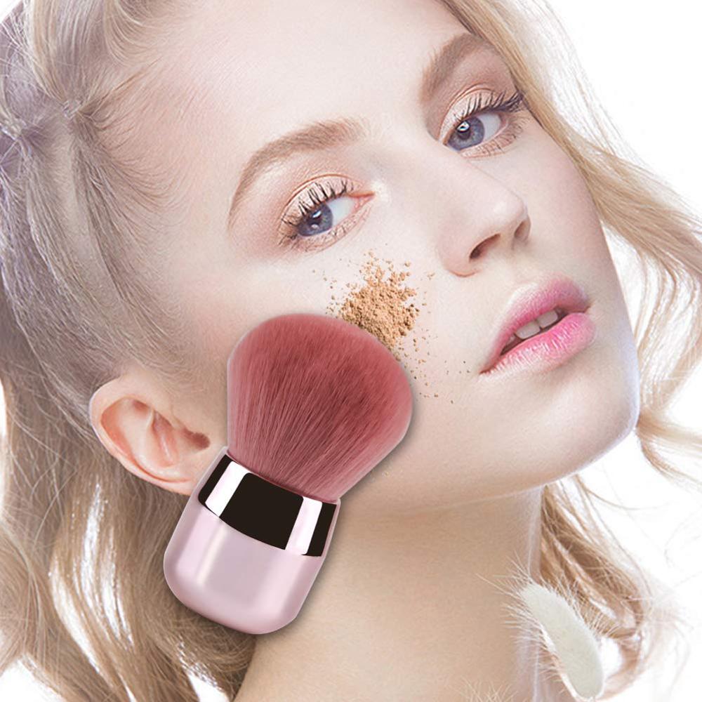 Colorful Kabuki Makeup Brush for Perfect Concealer Blending