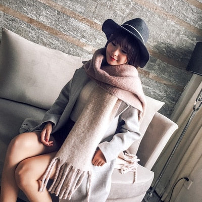Mingjiebihuo Harajuku Style Plaid Scarf Shawl