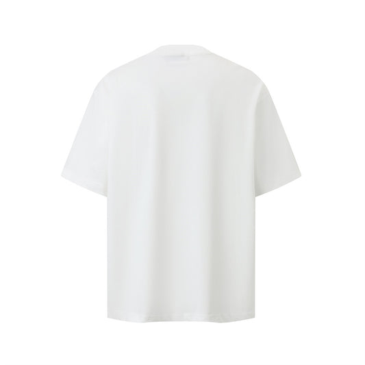 Funny Character Print Loose Fit Cotton Tee for Men