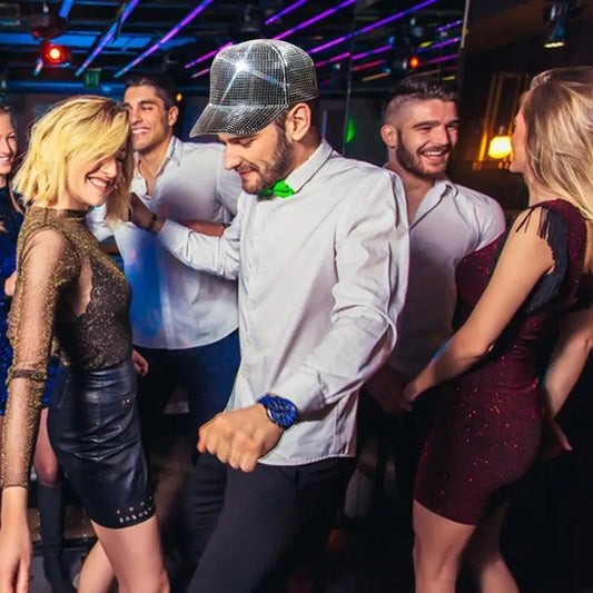 Disco Mirror Cowboy Hat - Party Duck Tongue Decoration