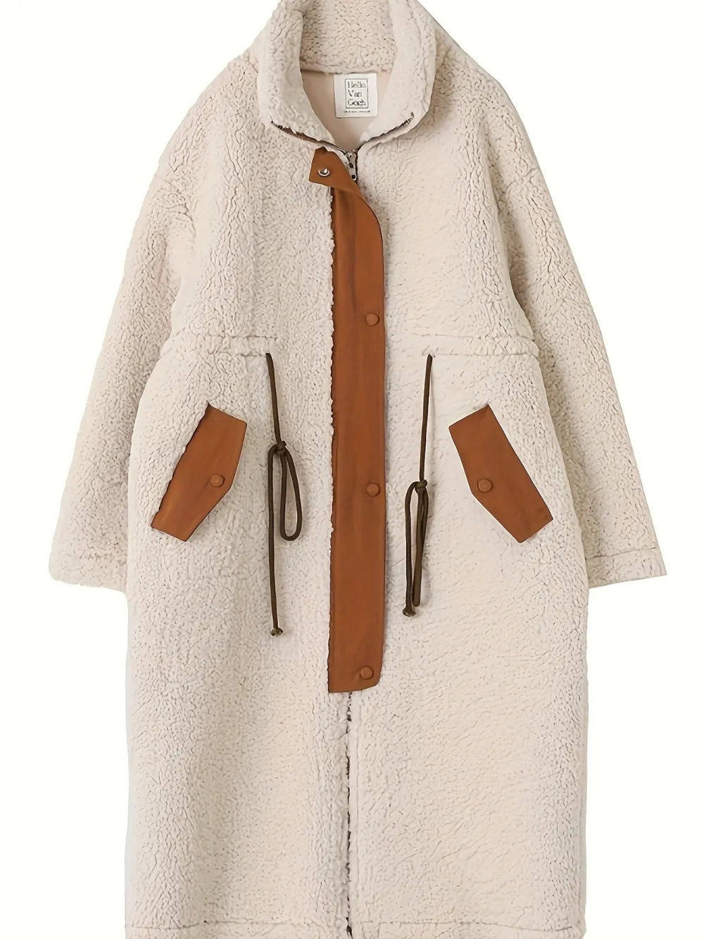 Harajuku Style Thick Lamb Wool Coat for Women
