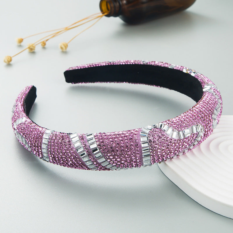 Shiny Gypsophila Hair Hoop Headband