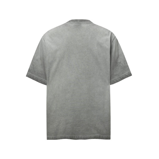 Ink Lotus Abstract Tie-Dye Short Sleeve T-Shirt