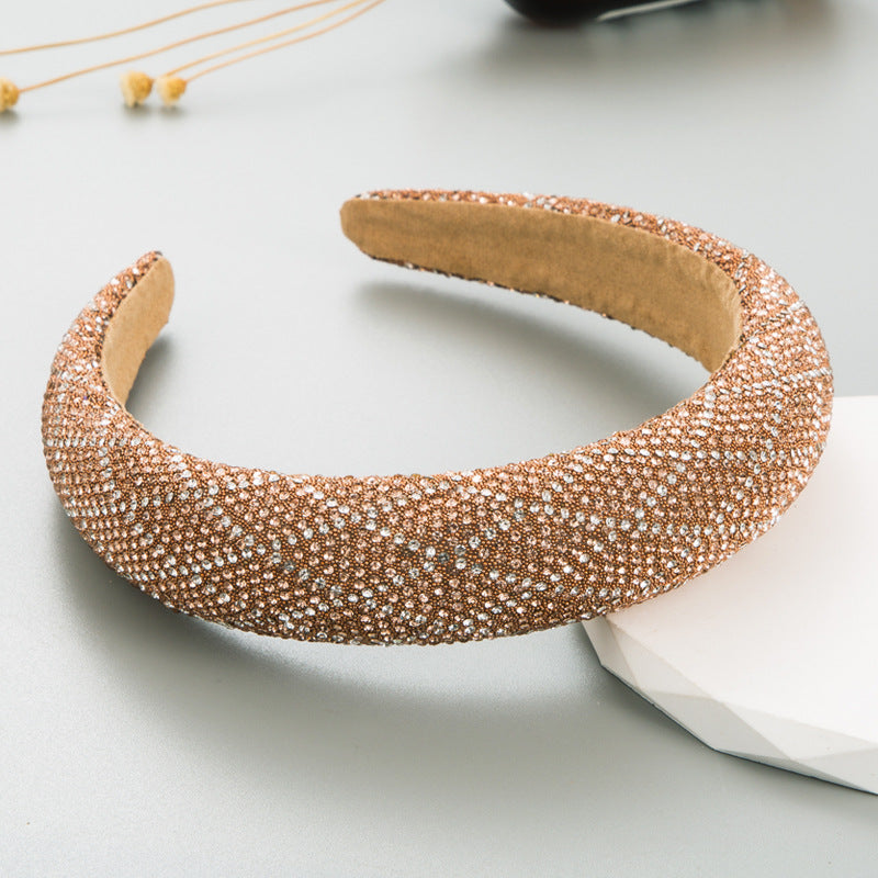 New Light Luxury Rhinestone Headband