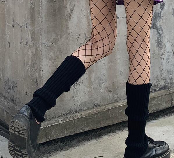 Japanese Lolita Sweet Girl Leg Warmers - Knitted Foot Covers