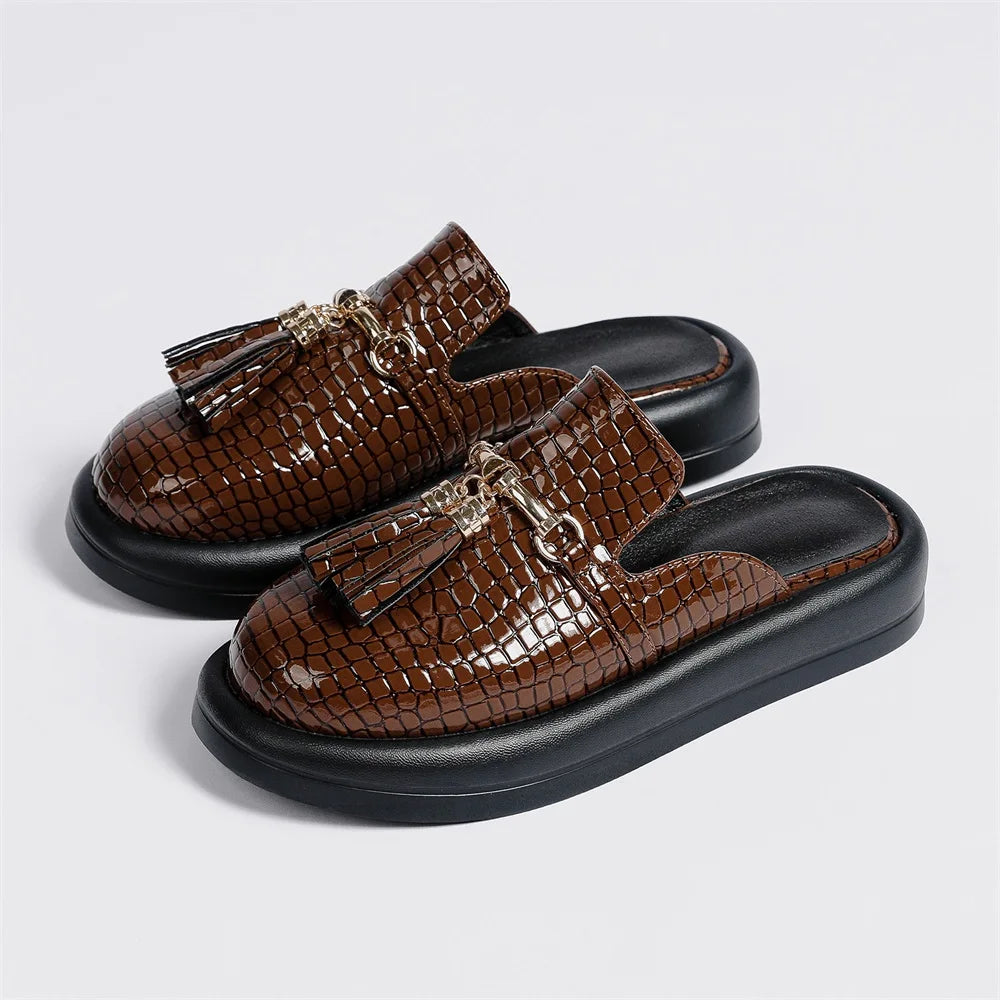 Women’s Summer Fashion Tassel Mules