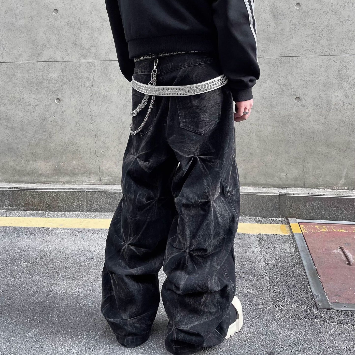 Cowboy Street Versatile Casual Wide Leg Pants