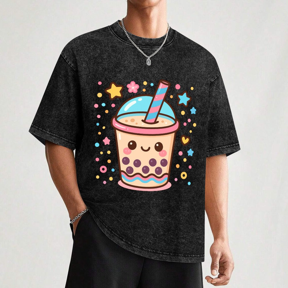 Sparkly Kawaii Boba Tee