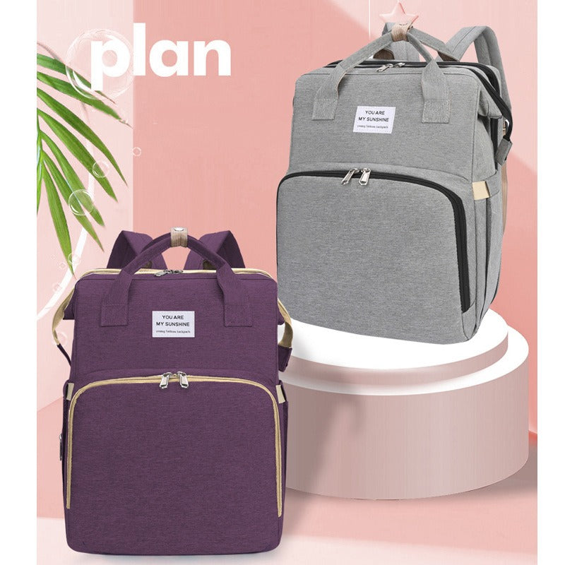 Harajuku Style Portable Foldable Mommy Bag Backpack