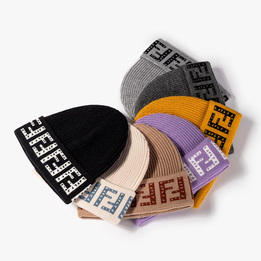Harajuku Style Letter Beanie Hat for Women
