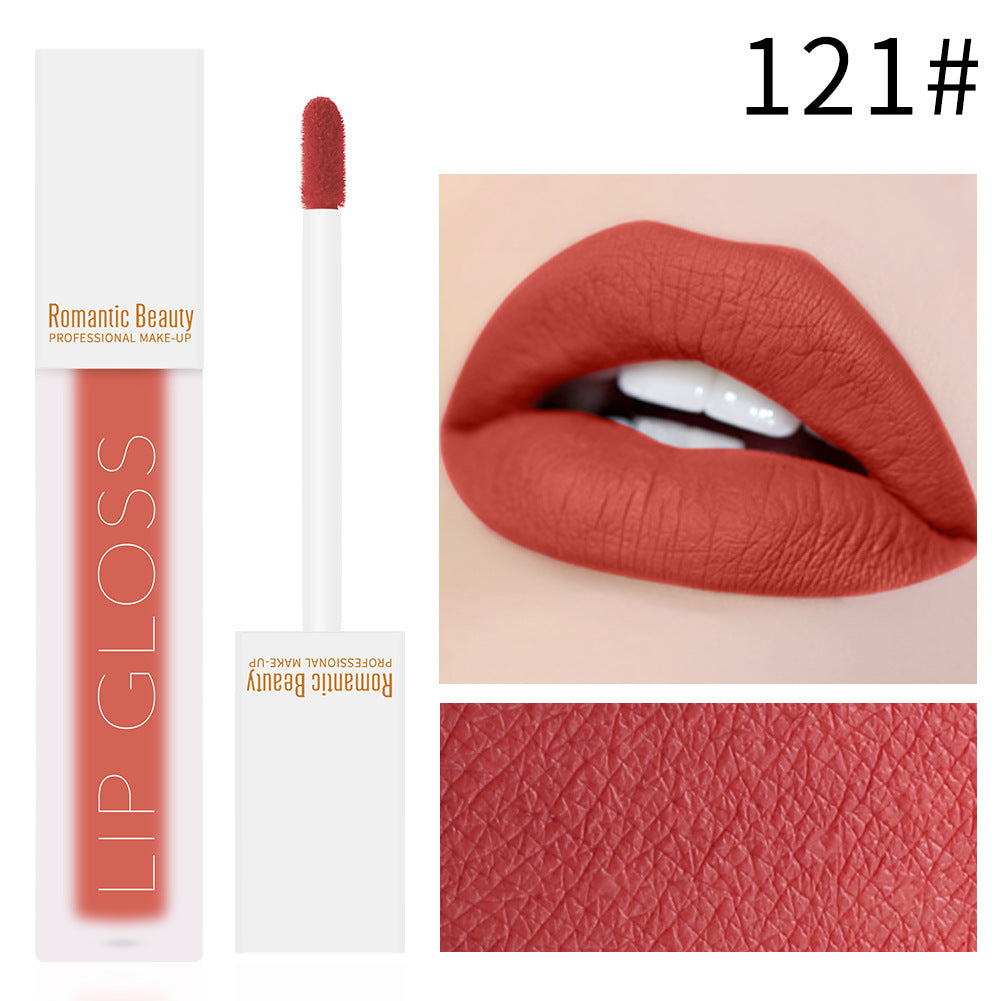 Velvet Matte Lip Glaze – Non-Stick Lip Gloss