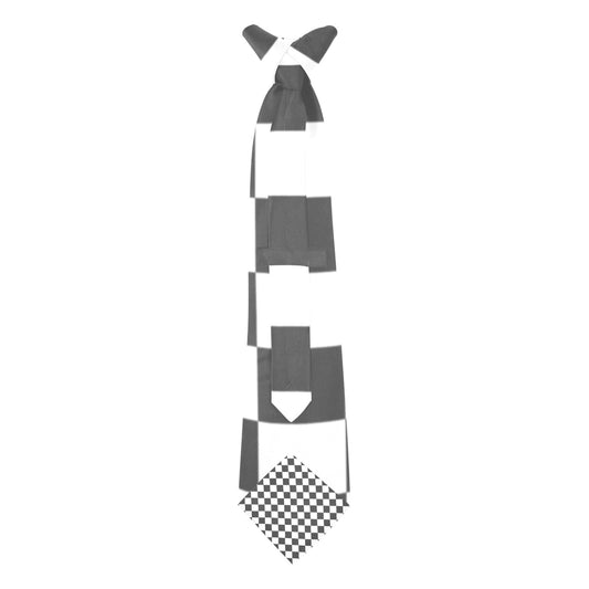 Checkerboard Custom Peekaboo Necktie