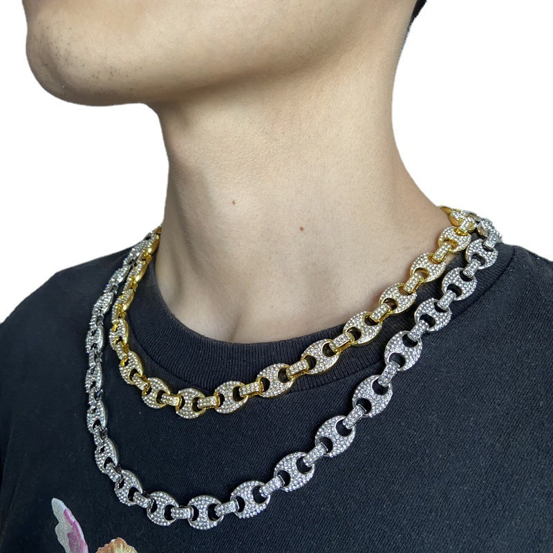 Bold 12mm Cuban Link Chain - Harajuku Street Style