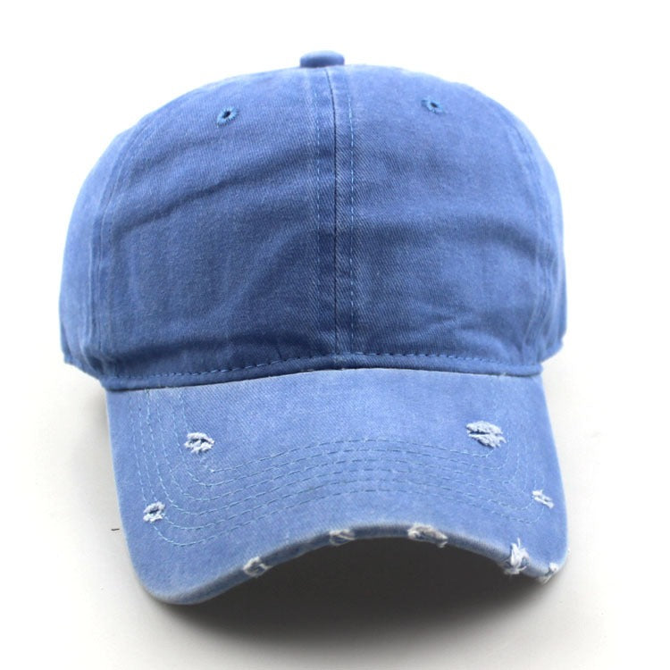 Harajuku Retro Distressed Soft-Top Cap
