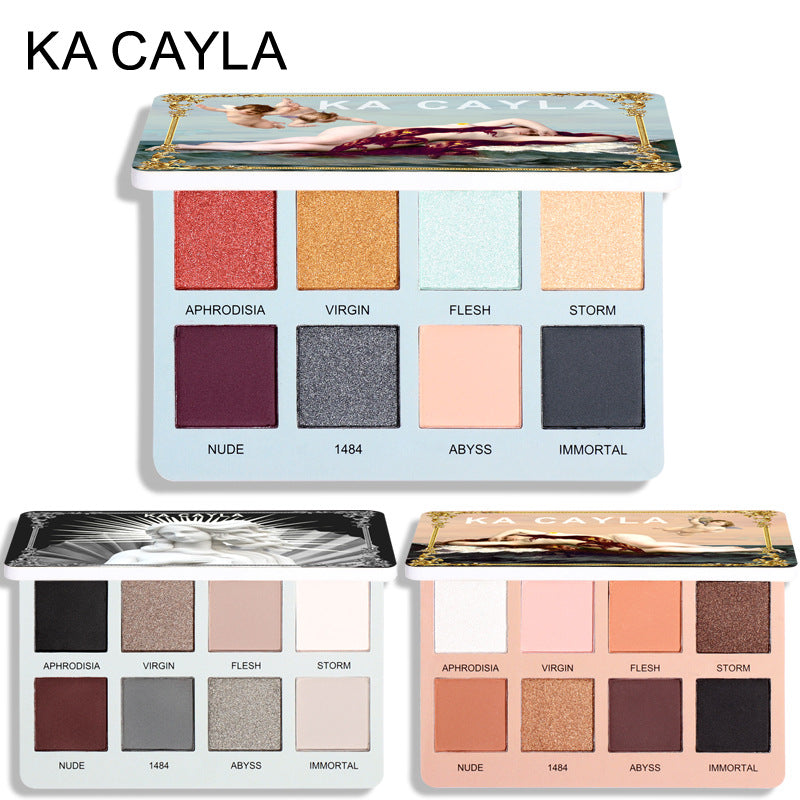 8 Color Harajuku Style Eyeshadow Palette - Matte & Glitter