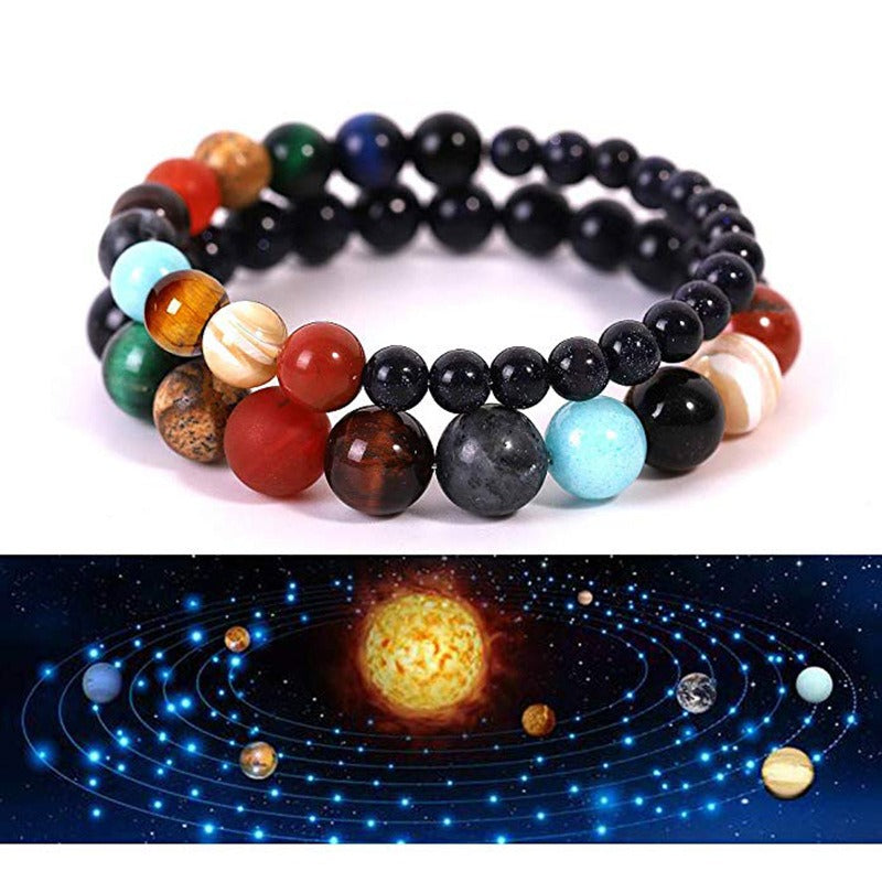 Galaxy Bracelet Set - Couples Universe Style