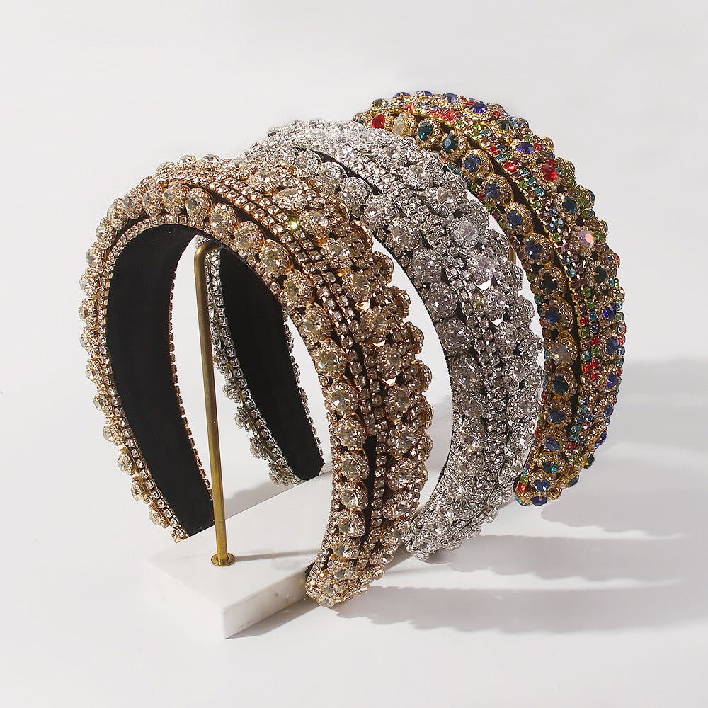 Full Crystal Luxury Rhinestones Headbands for Women