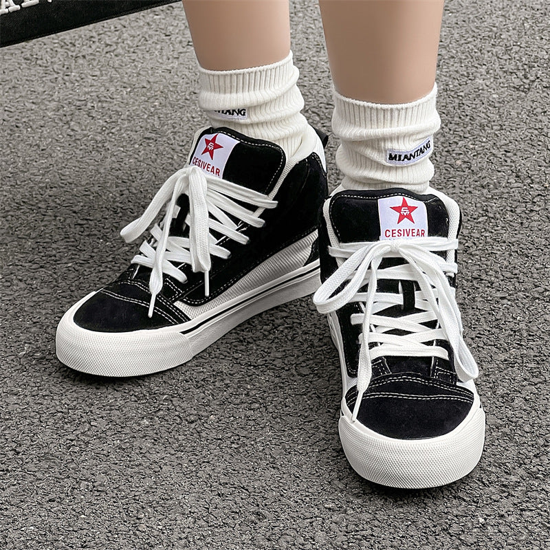 Trendy Harajuku Style Canvas Shoes for Students
