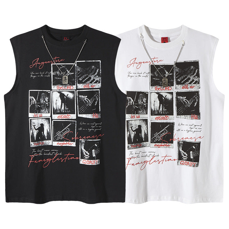 Street Style Graphic Tank Top for Men