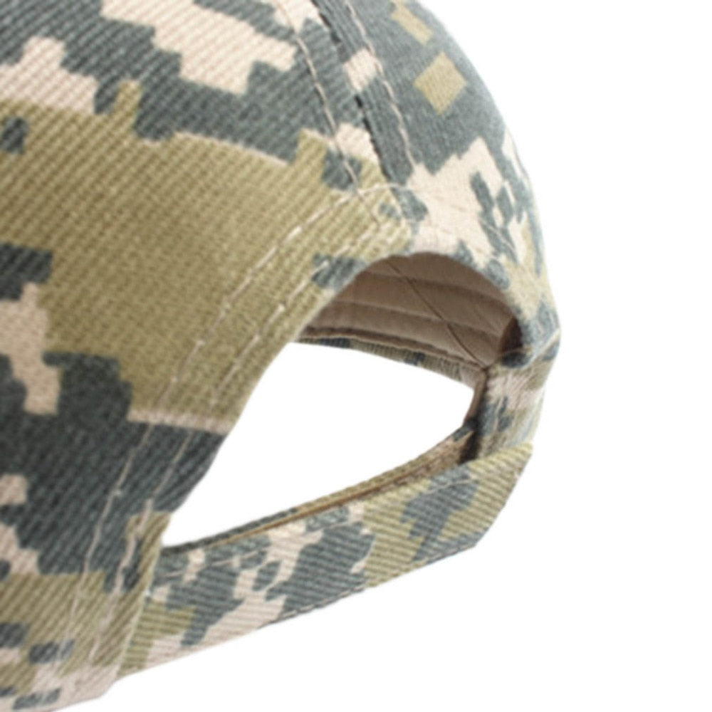 Harajuku Style Adjustable Camo Baseball Cap for Women