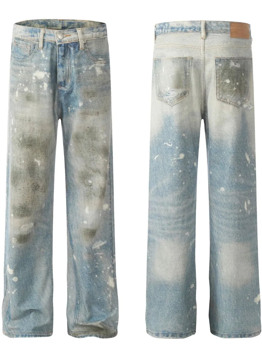 Men's Harajuku Style Straight Leg Jeans