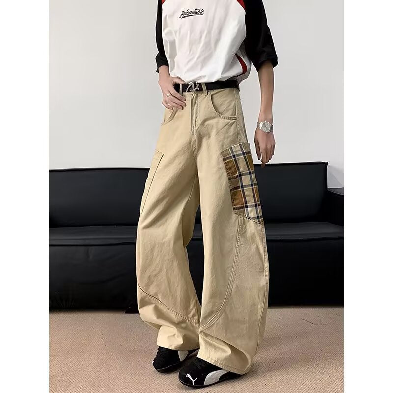 Harajuku Curved Knife Denim Pants