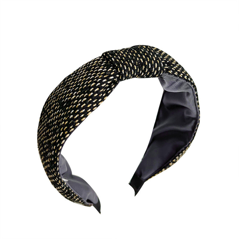Red Broken Hair Knot Headband