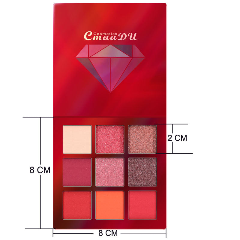 Diamond Shine Eyeshadow Palette - 9 Harajuku Colors