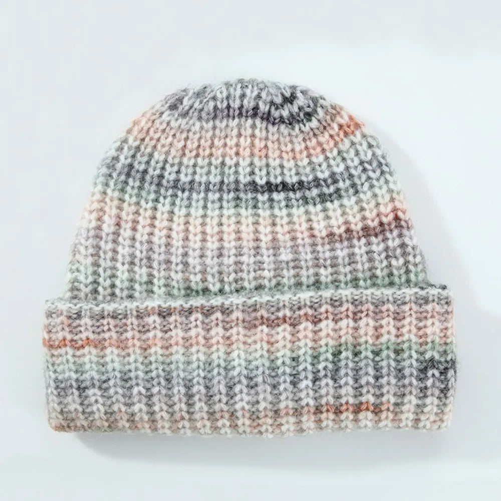 Playful Thermal Contrast Knit Hat