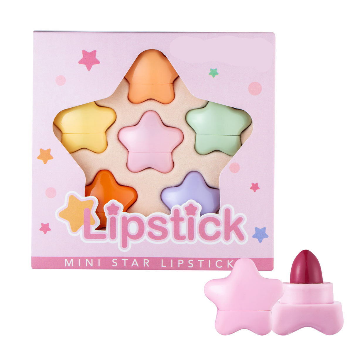 Star Mini Lipstick Set - 6 Bold Colors