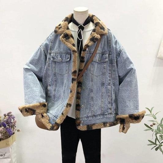 Reversible Lambswool Denim Jacket for Women