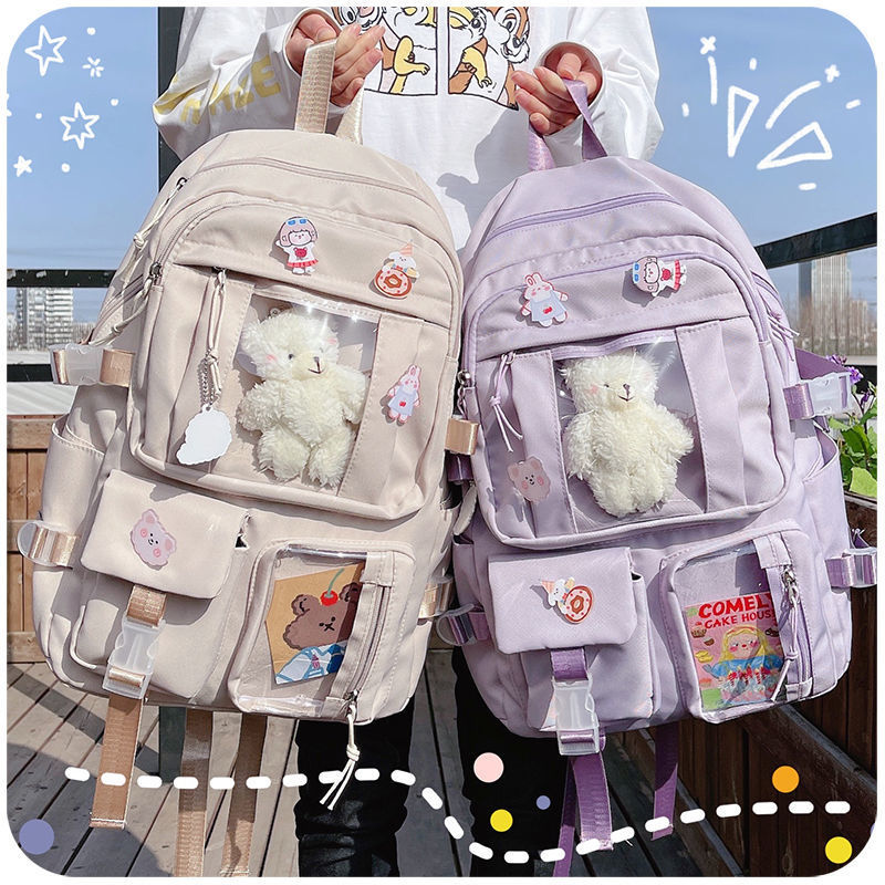 Harajuku Style Large Capacity Backpack for Students