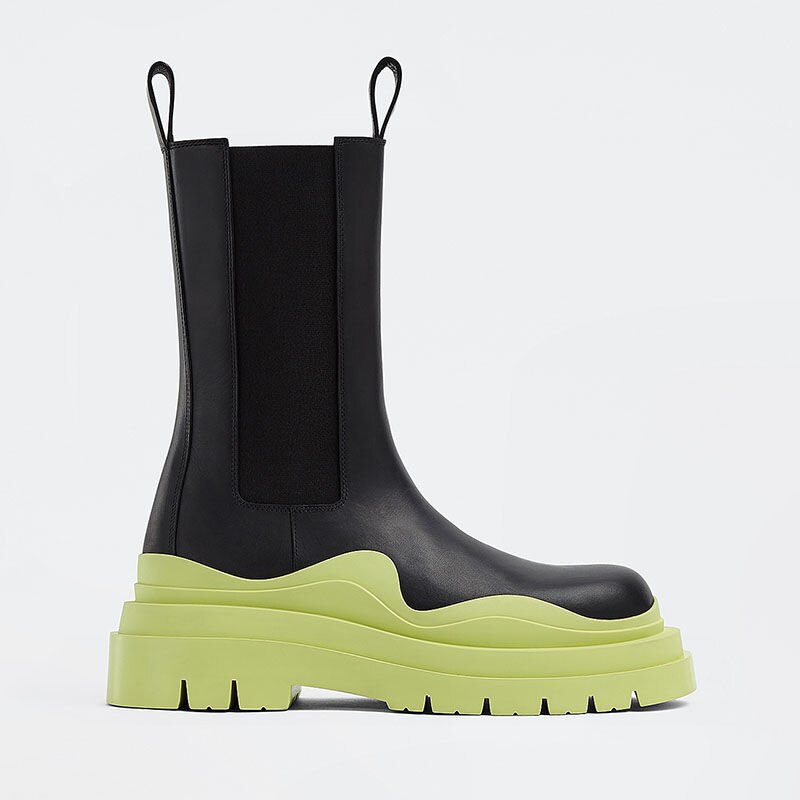 Harajuku Style Mid-Calf Boots for Women