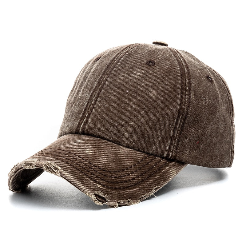 Unisex Washed Cotton Cap - Harajuku Style Baseball Hat