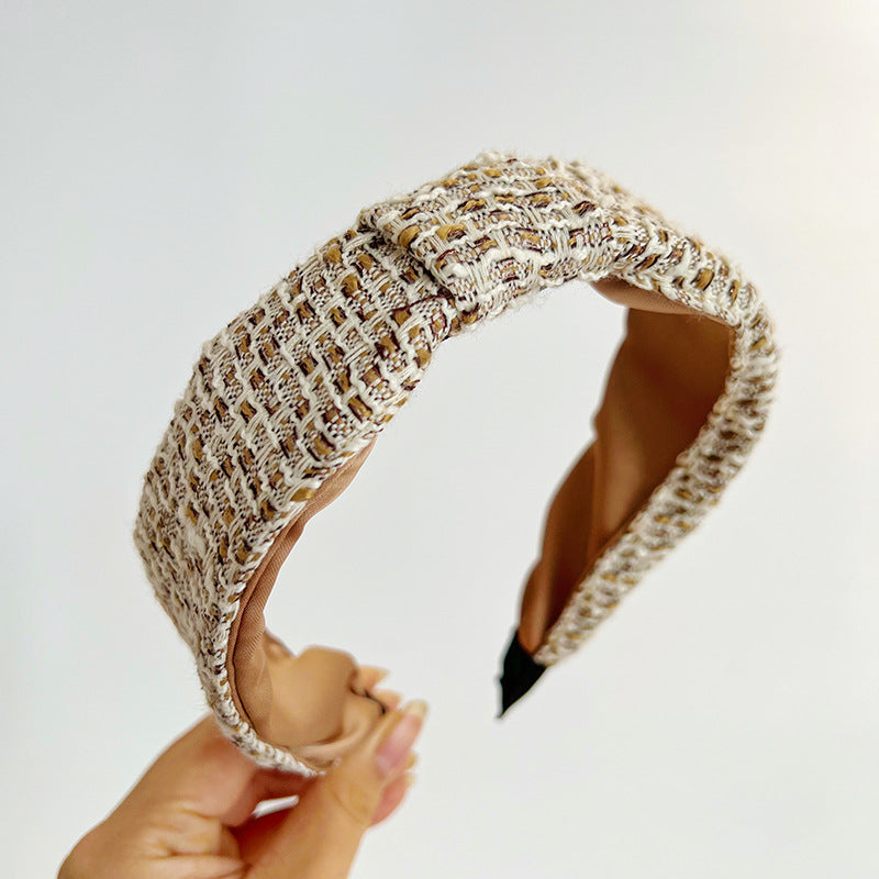 Red Broken Hair Knot Headband