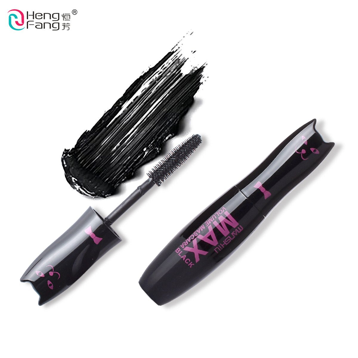 Thick Black Mascara - Long-Lasting Waterproof Curling 10g